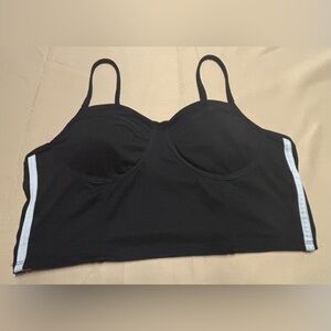 No‎ Boundaries Black Crop Top with Adjustable Straps